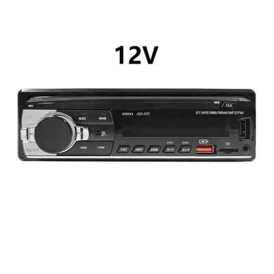 Bluetooth Radio Car Mp3 Player 12V24V Universal Plug-In Card USB Flash Drive Tf Card Car Audio Car Stereo (Car mp3) - 520-12v
