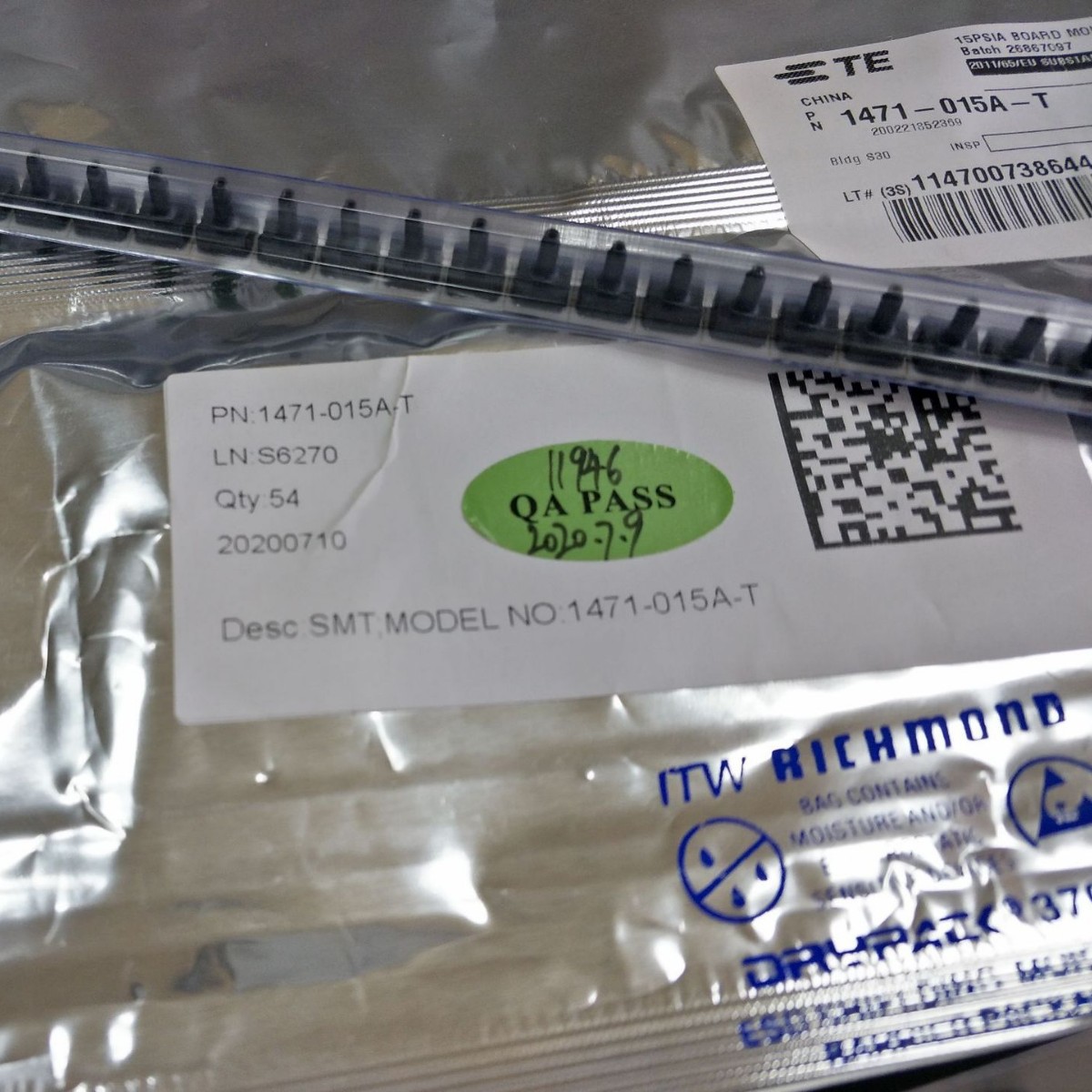 1471-015A-T压力传感器    广州安凯电子现货供应