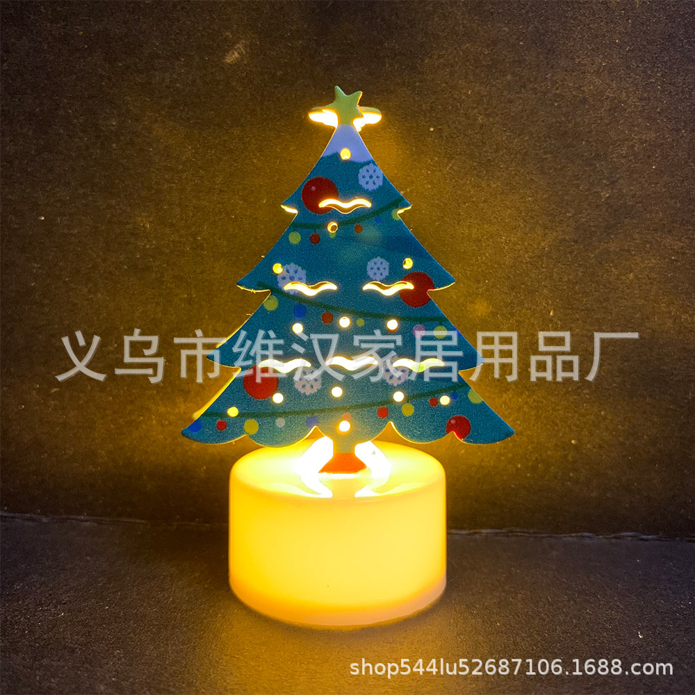Vela Electrónica LED de Navidad de Hierro con Luz Cálida para Decoración de Noche image 20