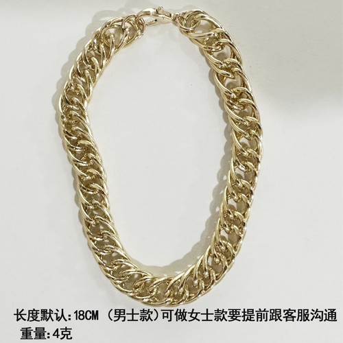 Korean style trendy men's chain hiphop hip-hop double row bracelets for women, couples, minimalist personalized student cool style accessories