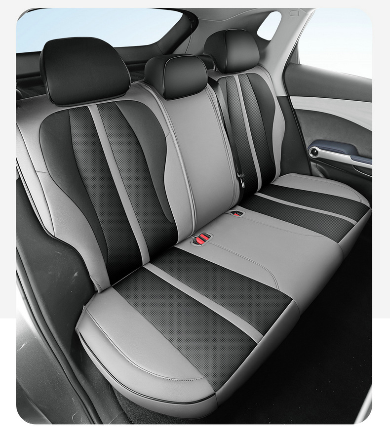 Suitable for Byd Yuan Plus Car Seat Cover, Four-Season Universal Seat Cushion, Fully Surrounded Car Cushion, Breathable Leather Seat Cover