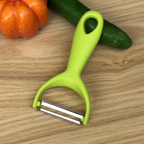 Manufacturer supplies plastic handle, stainless steel melon peeler, fruit and vegetable peeler, household kitchen gadgets