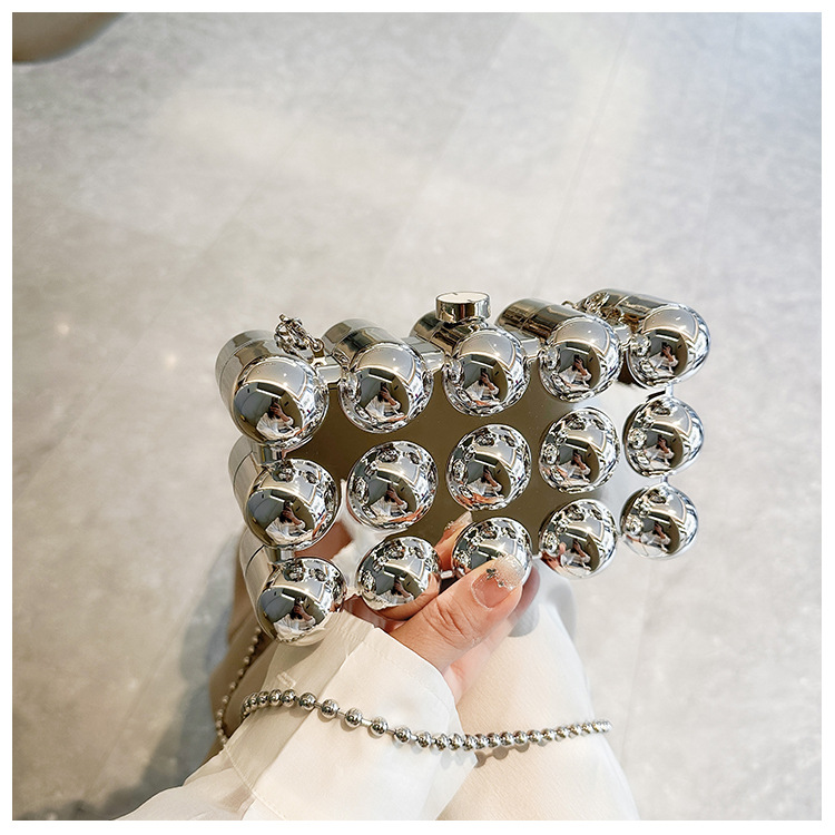 Acrylic bag 2025 New style, European and American cross-border single-shoulder fashionable design women's chain box bag undefined