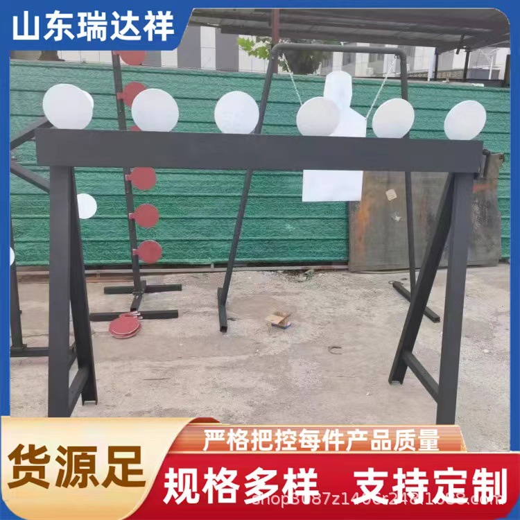 防弹钢板风车靶电动六头靶龙门靶起到靶厂家激光切割防弹钢板插板