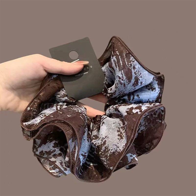 Coletero Scrunchie para Cabello de Tela Artesanal para Peinados image 11