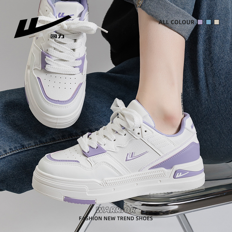 Huili Tarot Púrpura College Zapatos de mujer transpirables y cómodos, zapatos de estudiantes, zapatos casuales de suela gruesa de bajo perfil