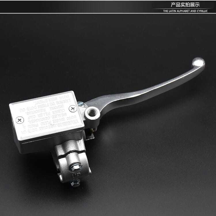 Motocicleta CBT125 Spring Lanpao Spring Lanhu freno hidráulico bomba superior QJ150 bomba de bomba superior e inferior pinza de montaje de bomba