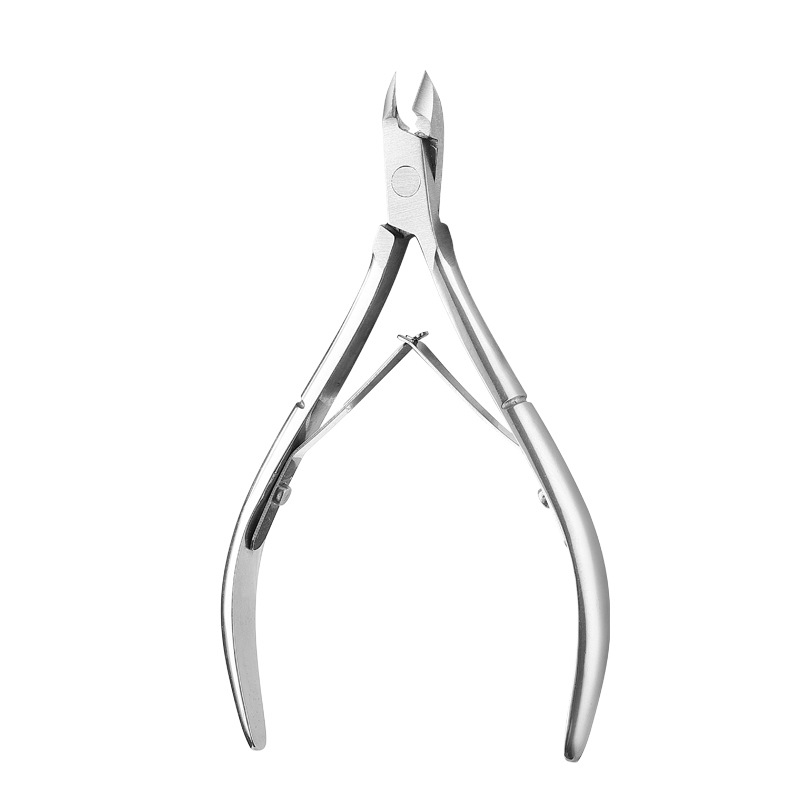 Tijeras para cutículas de acero inoxidable tipo pico de águila afiladas, cortaúñas, cortador para uñas encarnadas, quitapelillos, separador de acero.