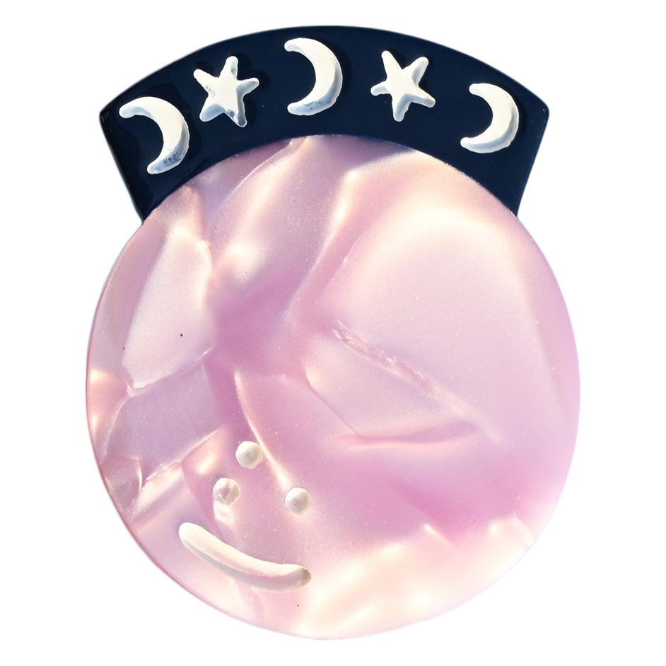 Clip de estilo de pintura al óleo pequeño clip de pico de pato fresco lindo clip lateral