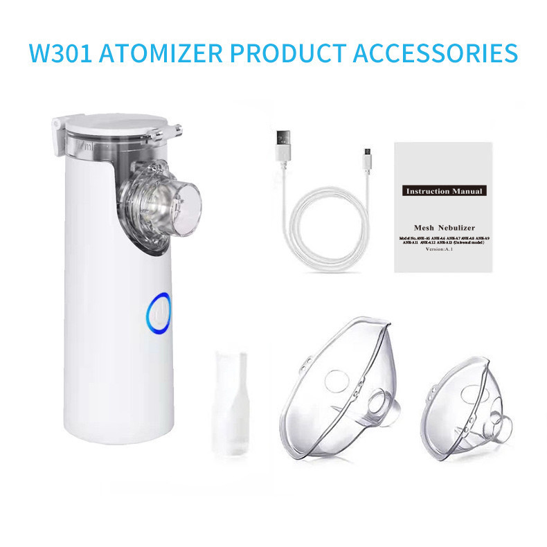 Factory Spot 301 Portable Handheld Micro-Mesh Atomizer Export Best-Selling High-Efficiency Household Small Atomizer