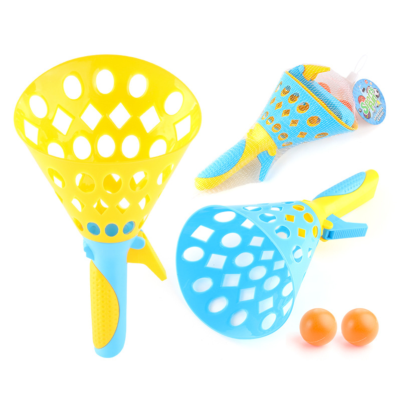 Catapulta doble par Bola de lanzamiento interactivo entre padres e hijos pelota de ping-pong bola elástica interior y exterior juguetes deportivos de ocio transfronterizos