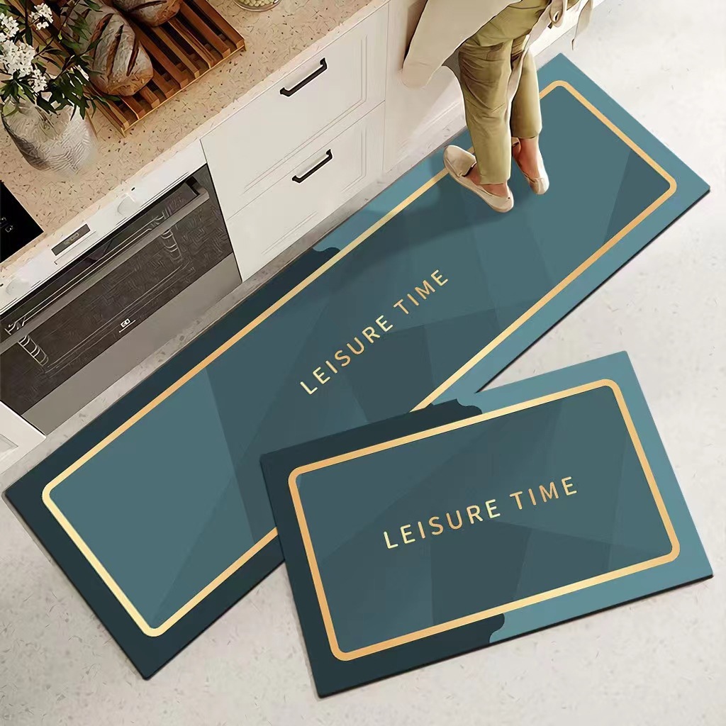 Cojín de absorción de barro de diatomeas cojín de suelo antideslizante de baño cojín blando de entrada sin lavado cojín de pies de entrada de absorción de agua secado rápido