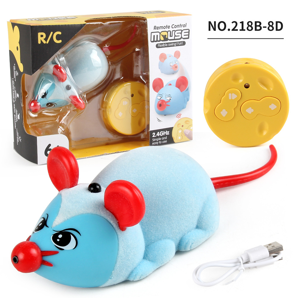 Ratón de simulación de control remoto por infrarrojos eléctrico transfronterizo Cobra Toda la persona parodia modelo animal juguete juguete para mascotas