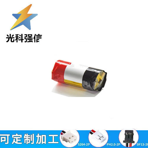 3.7V聚合物锂电13350 680MAH 圆柱形聚合物充电电池耐用蓝牙测试
