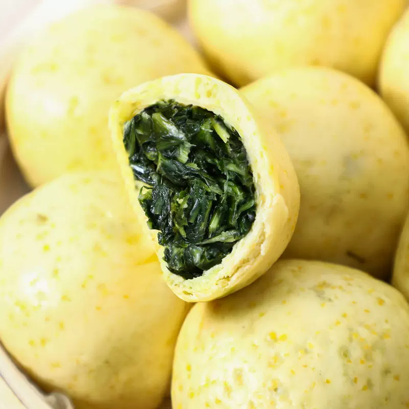 【特色早餐】黄金蒲公英菜团子600g荠菜槐花菜团野菜健康早餐批发