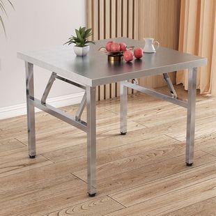Wrought Iron Table Portable Folding Table Park Table Galvanized Chess Stall Table Commercial Night Market Folding Table Park Table