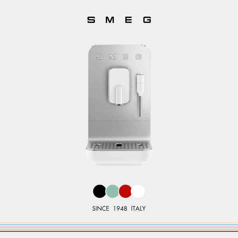 Smeg/Smeg Bcc02 Fully Automatic Home Espresso Machine Small Milk Frothing and Latte Art Grinding Machine