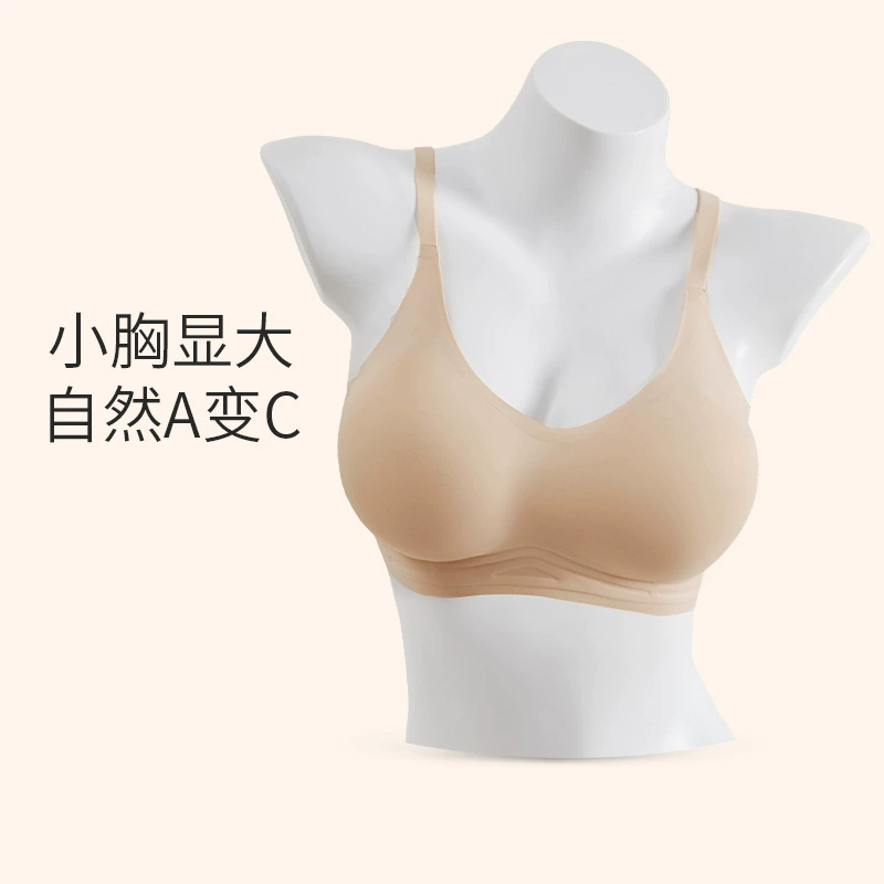 Comics, comfortable underwear, breathable wireless bra, push up bra, bra top, increased thickness