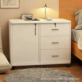 床头柜家用收纳柜子储物柜出租房整理展示柜小户型卧室床边置物架