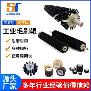毛刷辊玻璃水果蔬菜清洗机毛刷筛沙机毛刷轮除尘抛光清扫物料输送