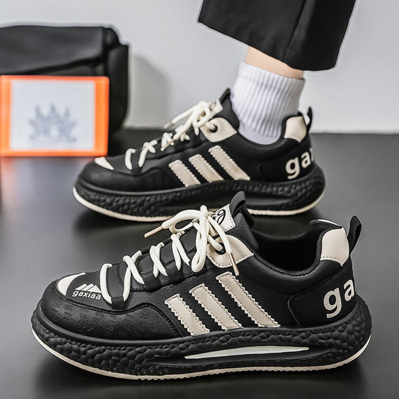 Zapatos de hombre 2026 primavera nuevo cómodo ligero de moda zapatos deportivos casuales multifuncional tendencia de suela suave zapatos de papá suela gruesa