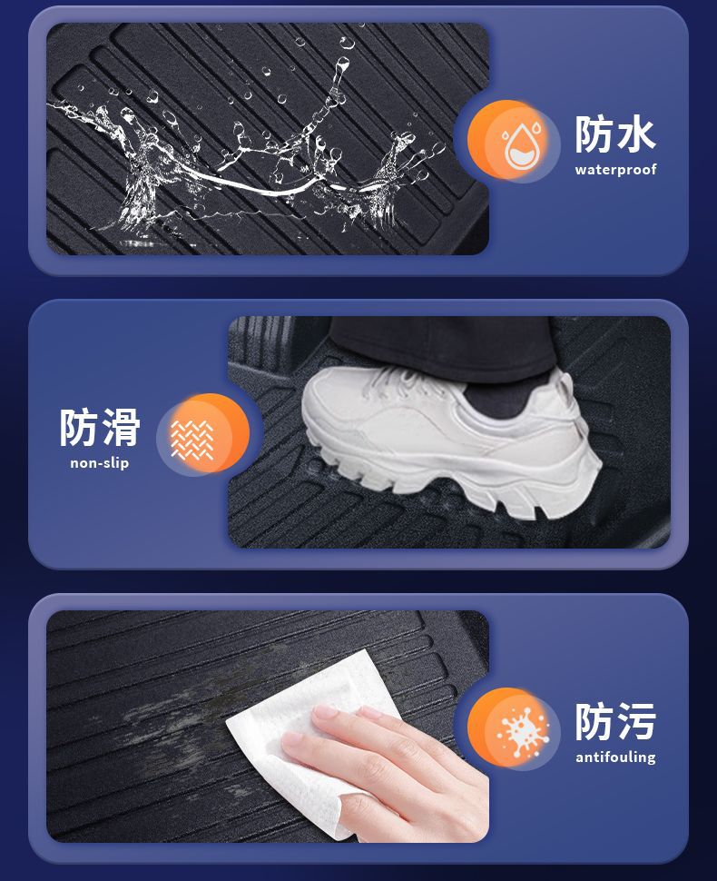Suitable for Foton Xiangling M1M2 Truck Floor Mats, Single-Row and Double-Row Car Floor Mats, Tpe Accessories, Modification Parts