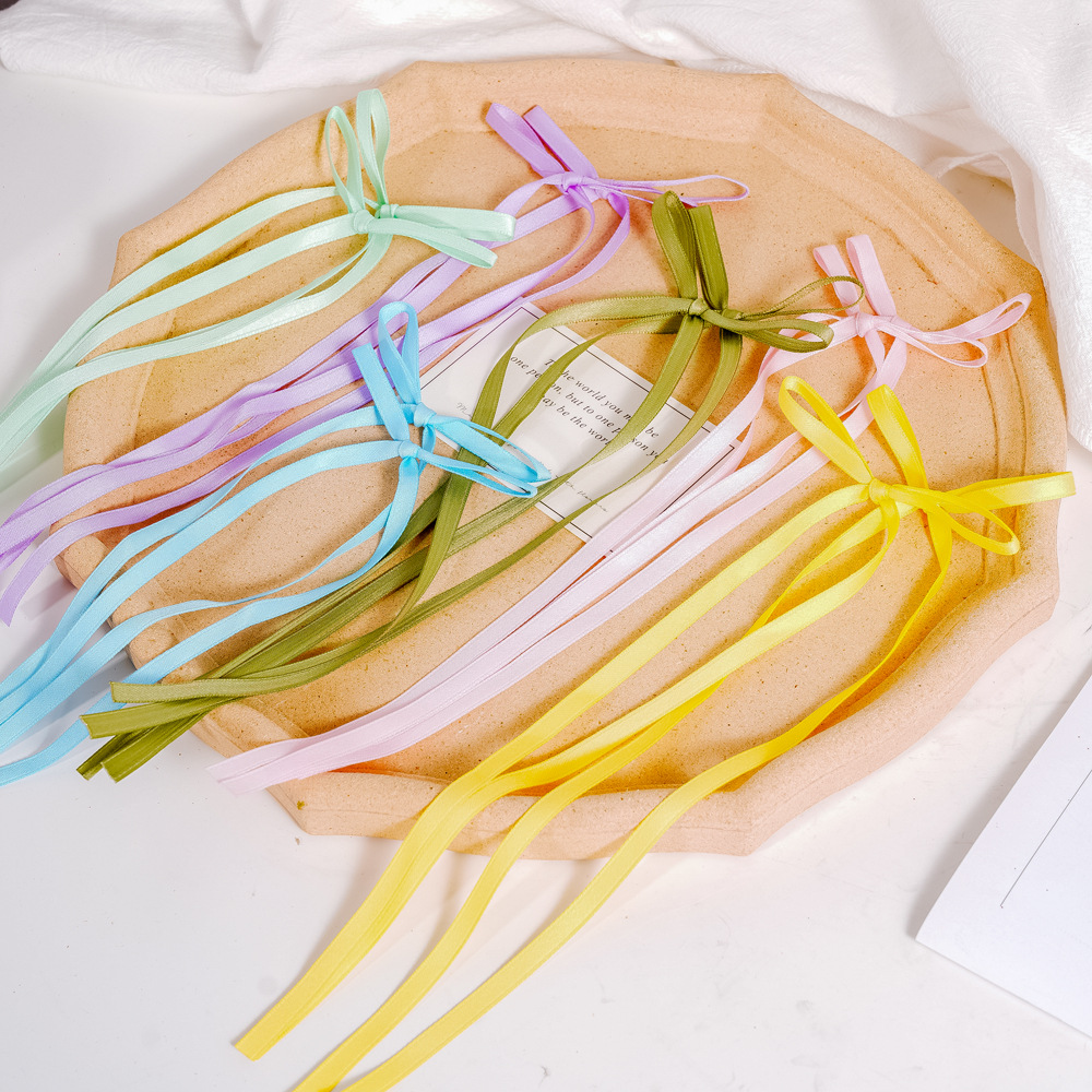 涤纶蝴蝶结成品芭蕾风装饰鲜花束包装丝带手工diy材料花艺花店