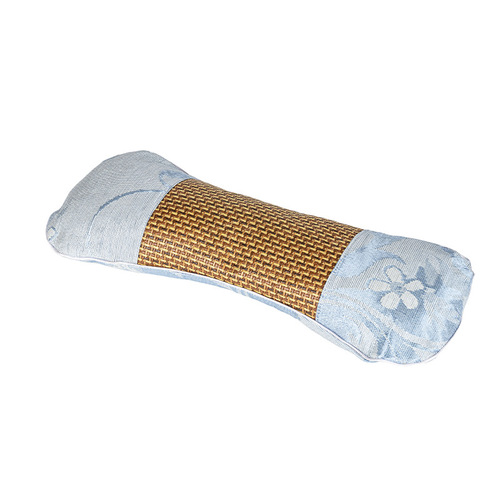 Summer New Ice Silk Cool Mat mugwort bone pillow cool breathable cervical pillow ice silk breathable rattan pillow bone pillow