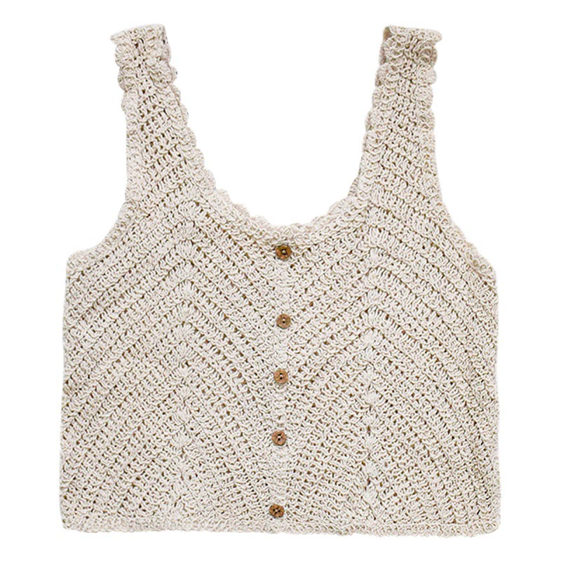 Сплошной цвет с круглым вырезом без рукавов вязаный короткий слинг с зажимом для лошади женский корейский стиль внутренняя одежда верхняя одежда вязаный свитер жилет для женщин