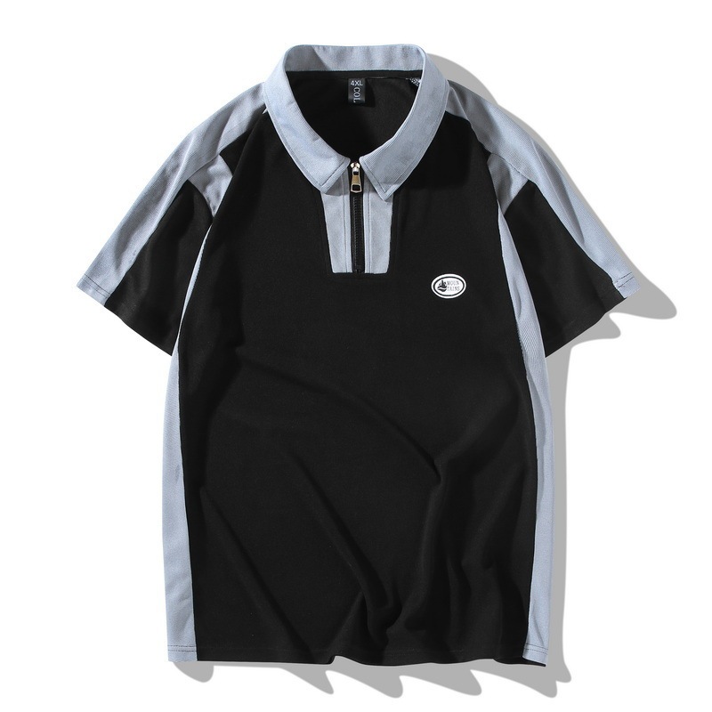 Extra Large Extra Large Casual Sports Suit Men's Summer Polo Shirt Short-Sleeved Shorts Two-Piece Set Trendy Fat Man Extra Large Extra Large Casual Sports Suit Men's Summer Polo Shirt Short-Sleeved Shorts Two-Piece Set Trendy Fat Man