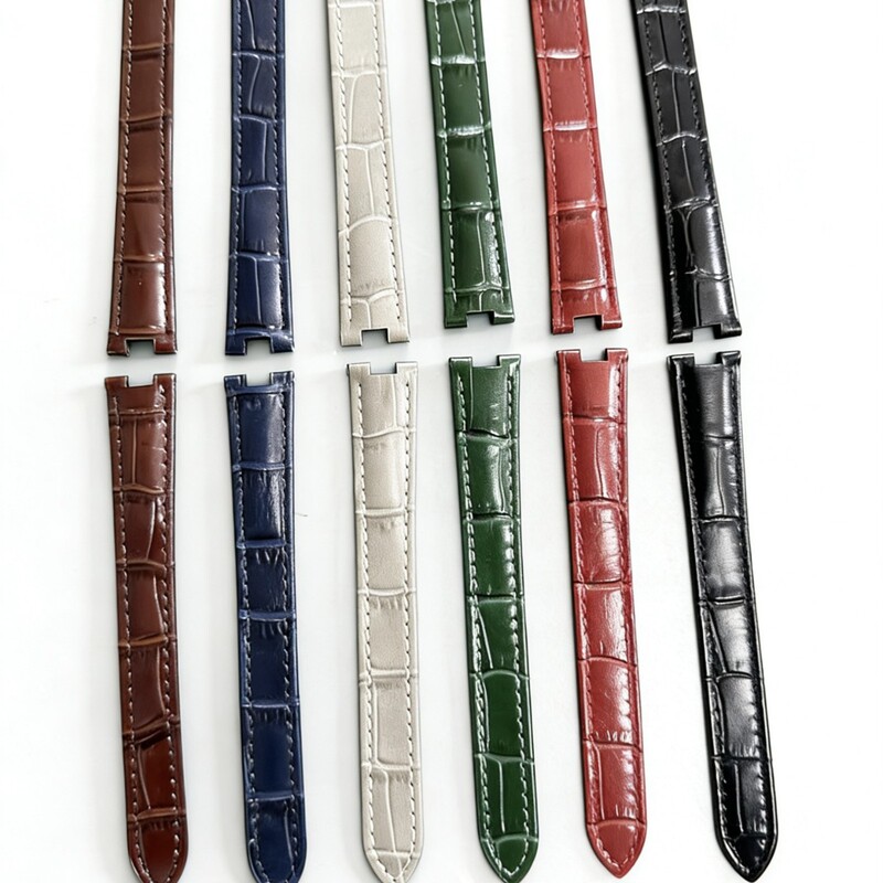 Suitable for Blue Balloon Kd1Lsk96 Women's Watch Strap, Soft Cowhide Crocodile Pattern Genuine Leather Strap Accessories Suitable for Blue Balloon Kd1Lsk96 Women's Watch Strap, Soft Cowhide Crocodile Pattern Genuine Leather Strap Accessories