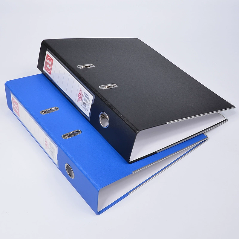 Factory wholesale 75mm back width A4 office folder PP fast folder FC file storage folder file folder