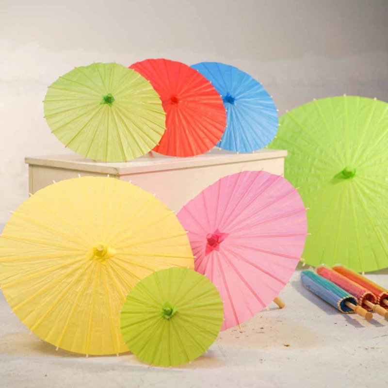 종이 우산 DIY 수제 그림 우산 유치원 창조적 인 어린이 손으로 그린 우산 낙서 우산 빈 종이 우산 흰 종이 우산