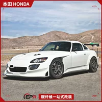 Подходит для Honda S2000 AP1 AP2, модифицированный комплект широкого обвеса в стиле Spoon из смолы и волокна, передний и задний обвес.
