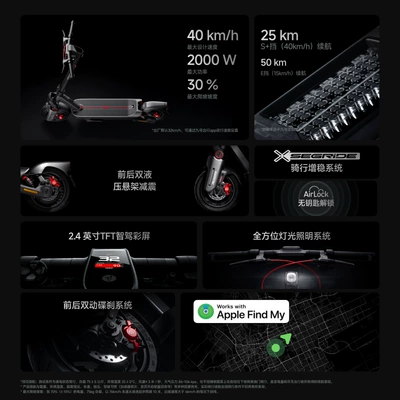 Shock-Absorbing Off-Road Two-Wheeled – Qatlanan elektrik skuterlər