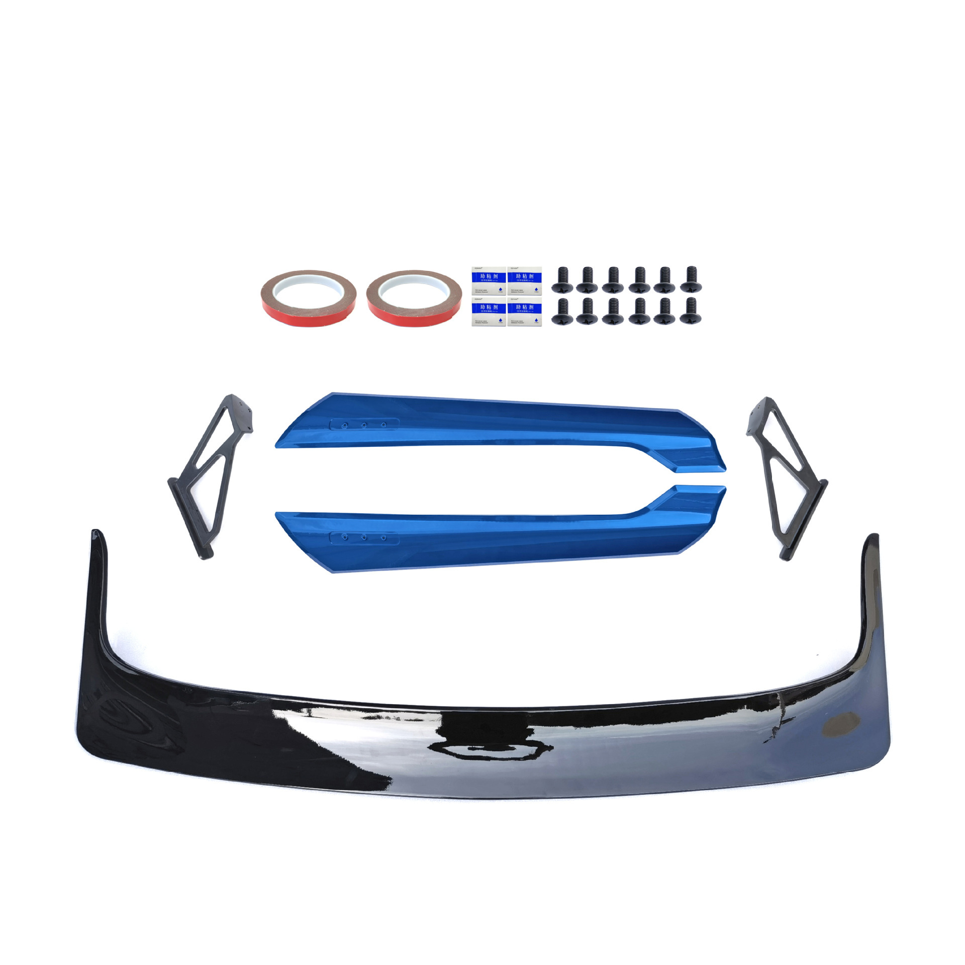 Suitable for the 23Rd Generation Civic Hatchback Model Tr Rear Wing with Bracket, Non-Destructive Installation of the Roof Wing and Fixed Wind Wing