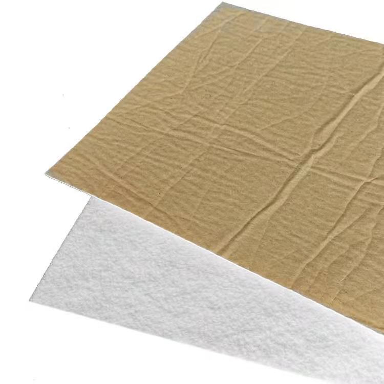 厂家供应电热片背胶针棉防尘U型口罩过滤针刺棉两面轻烫针棉医用