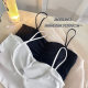 One-piece Bra-free Bra with Chest Pad Non-rimless Camisole Vest Women's Small Inner Tube Top Base Adjustable Shoulder Strap