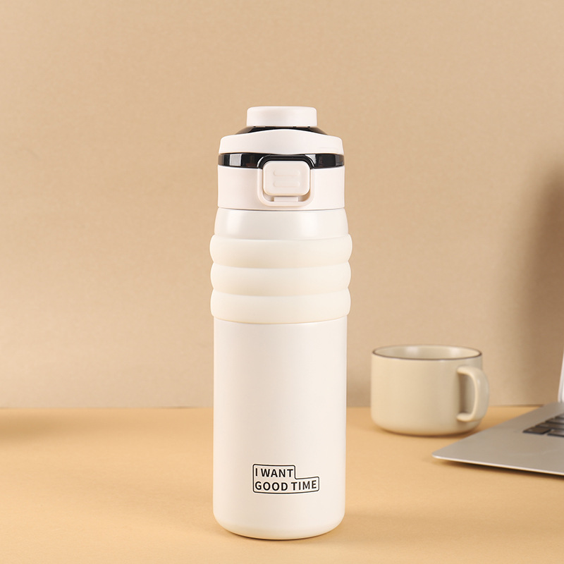 Smart rebote de temperatura doble taza de bebida 316 taza de aislamiento de vacío de acero inoxidable taza de agua deportiva de gran capacidad al aire libre