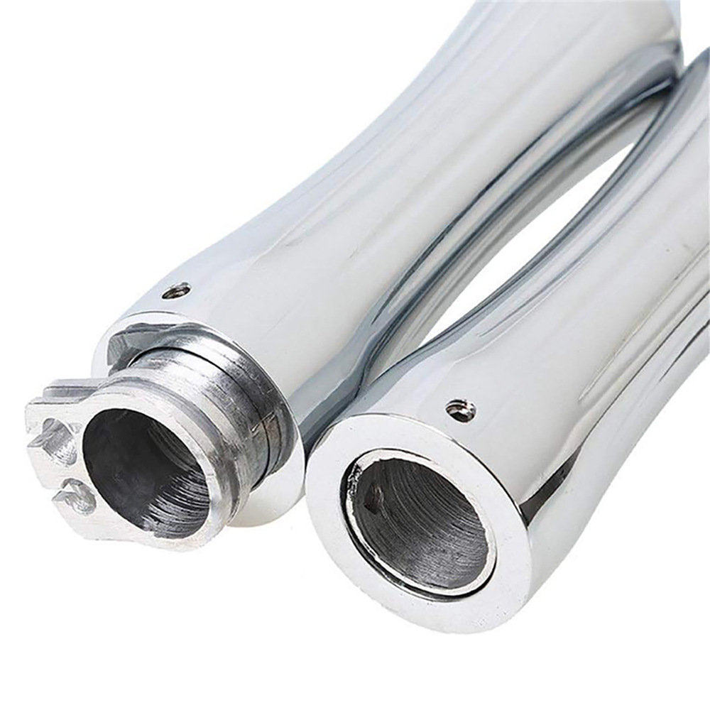 Motorcycle harem universal all-aluminum handle cover handle glue electroplating silver all-aluminum handle core 25mm