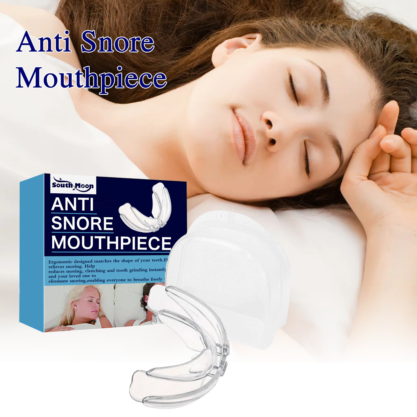 South Moon Anti-Schnarchen Mondbeschläger, Anti-Schnarchen Mondbeschläger, Zännbeschläger a Schutzmondbeschläger_voghion.com