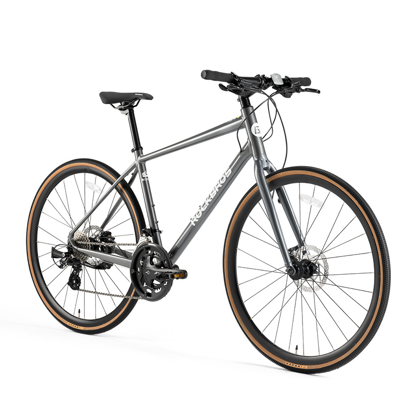 Locke Brothers Flat Brake Road Bike Lightweight Aluminum Alloy 700C Urban Commuter Adult Gravel Bike