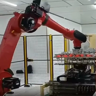 Borunte programmable industrial robot handling palletizing