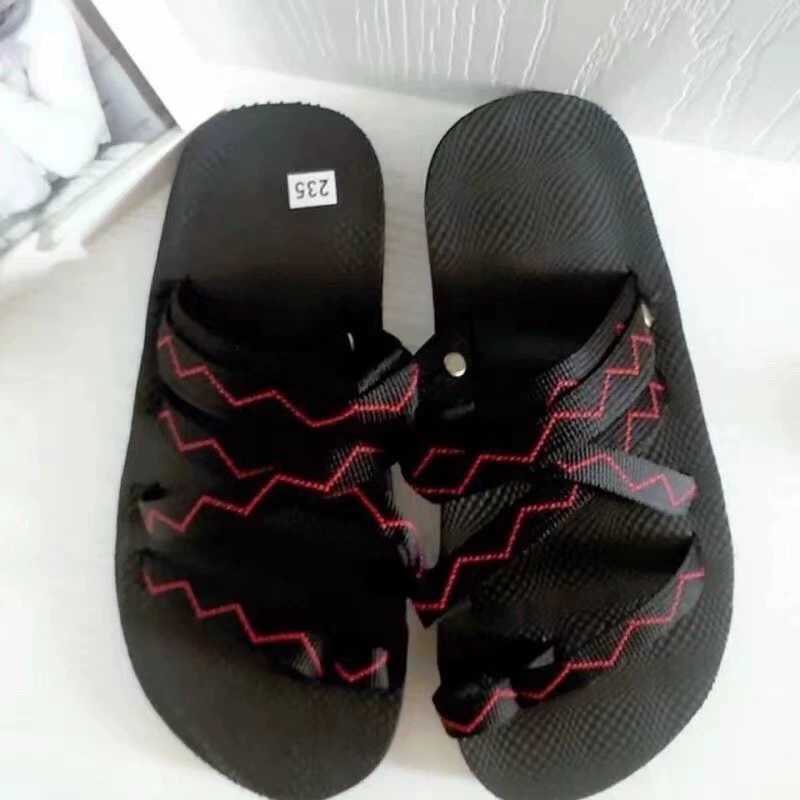 Сандалии мужские уличные студенческие ВЕРСИИ модные парные пляжные сандалии с лентой модные Нескользящие вьетнамские сандалии мужские Тапочки