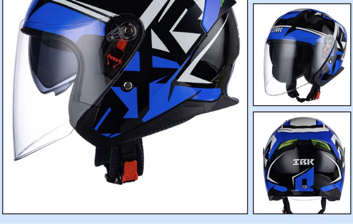 Motorcycle Helmet Men's Half Helmet Winter Bluetooth Full Helmet