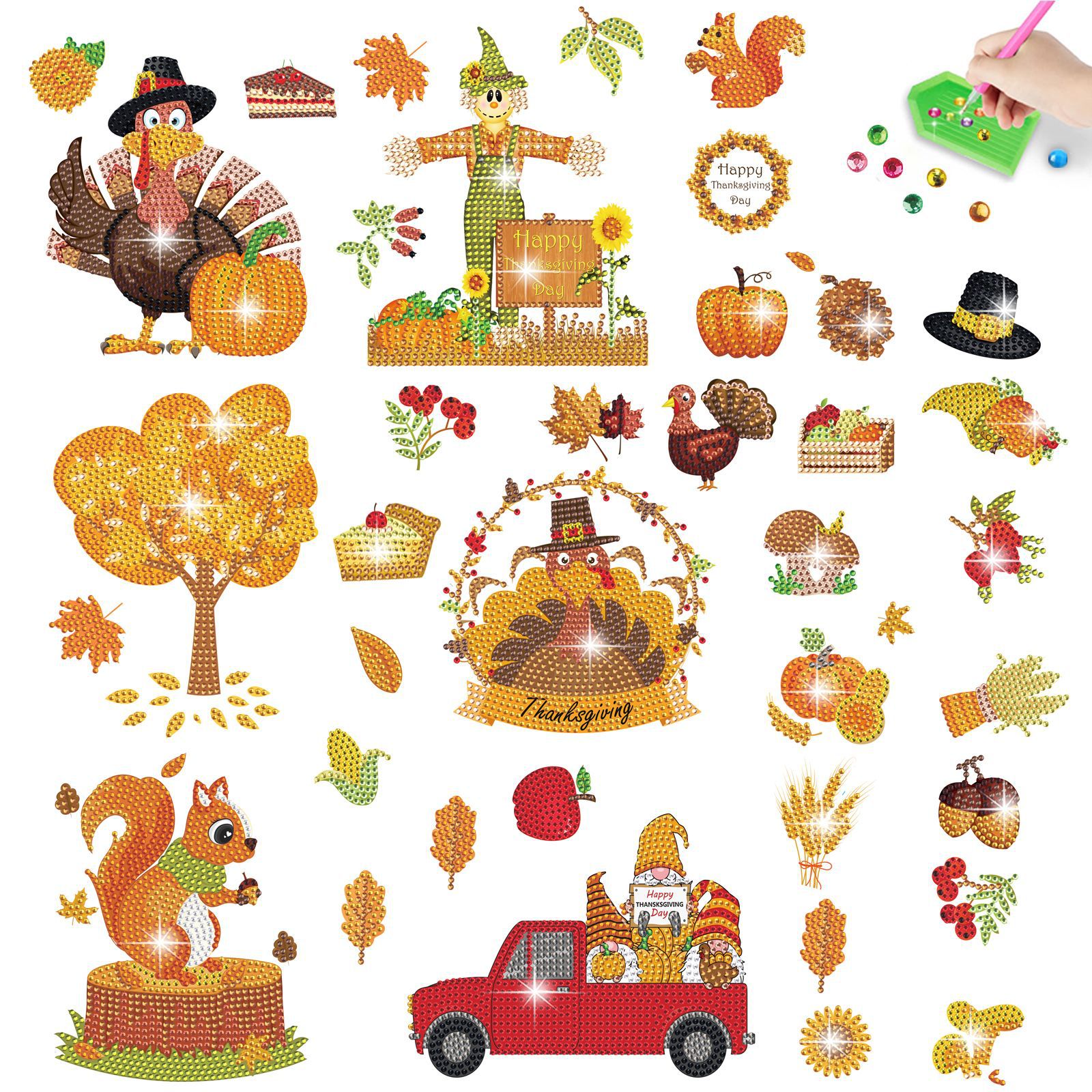 Día de Acción de Gracias Pavo Diamante