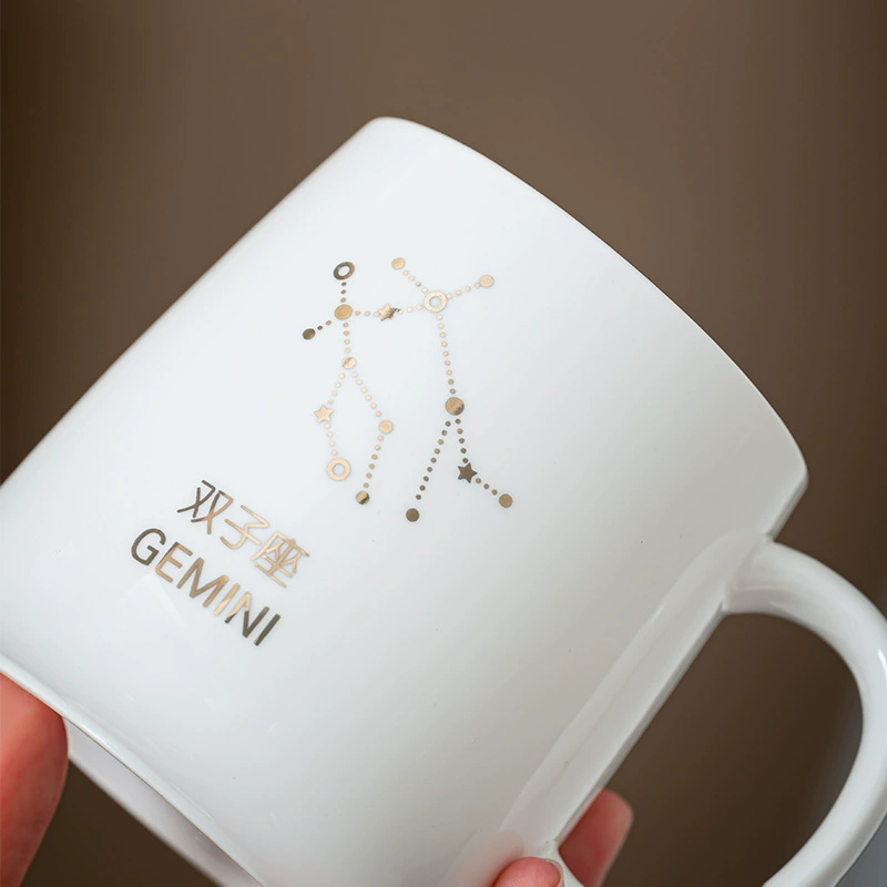 Cup Constellation Ceramic Cup Women's Mug Water Cup Men's Gift Coffee Cup Custom Couple Cup Constellation Custom Cup