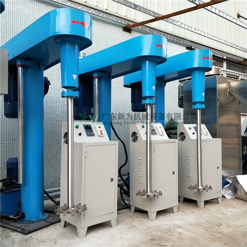 Спот производство латексной краски смеситель химической пасты смешивание оборудования гидравлическая переменная частота вращения диспергатор