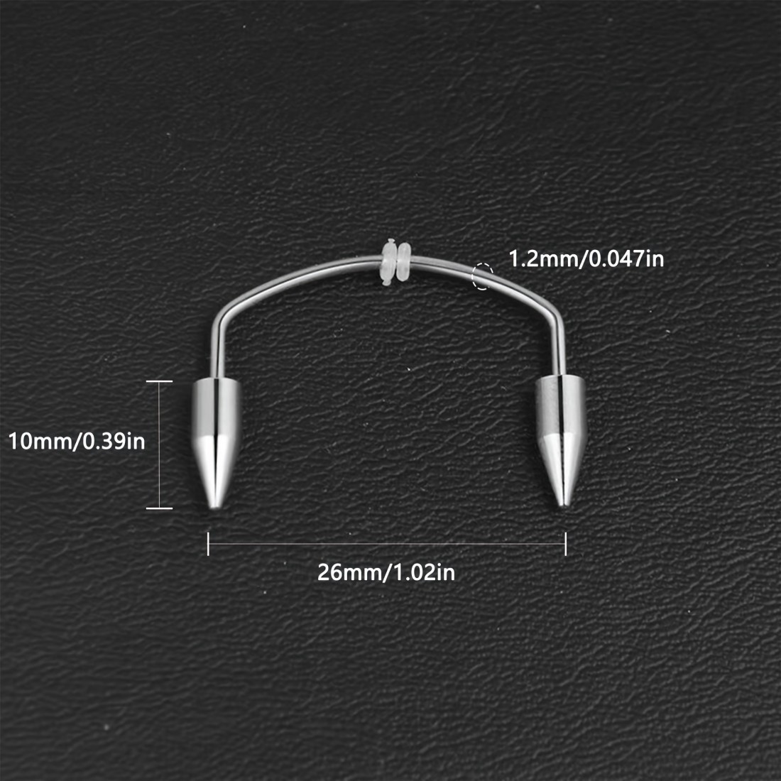 Lip piercing stainless steel