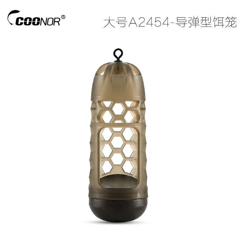 酷诺欧式库钓A2454导弹型饵笼 八字环铅配重打窝器附饵飞德小配件|undefined